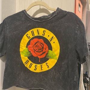 Guns N Roses crop top